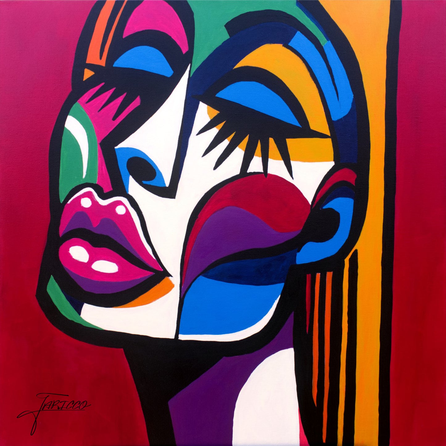 Bernadine - Original 24 x 24 Acrylic on Canvas
