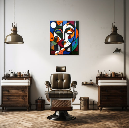 Madeline - Original 24 x 30 Mixed Media Oil/Acrylic on Canvas