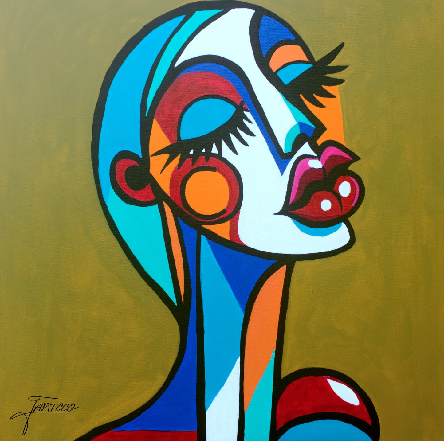 Pamela - Original 24 x 24 Acrylic on Canvas