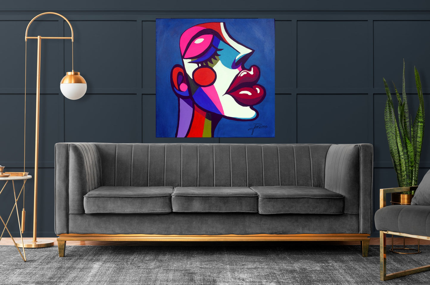 Ellen- Original 20x20 Acrylic on Canvas