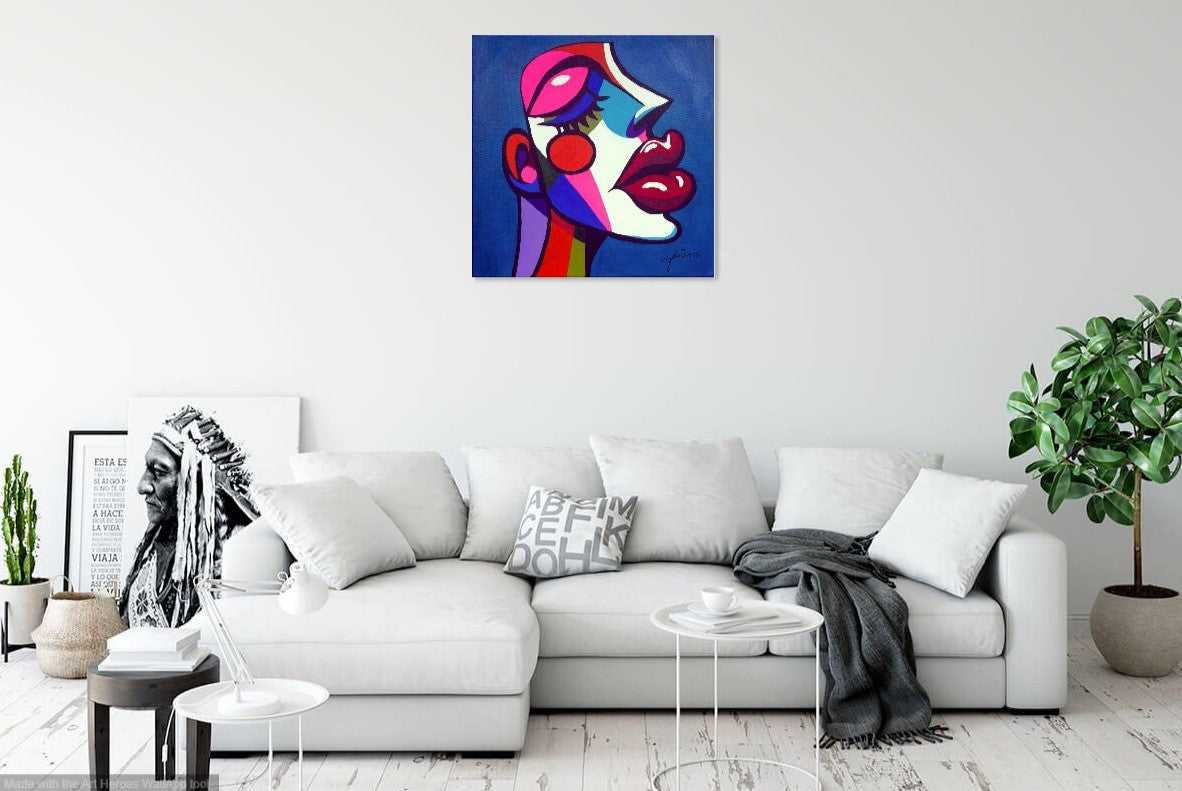 Ellen- Original 20x20 Acrylic on Canvas