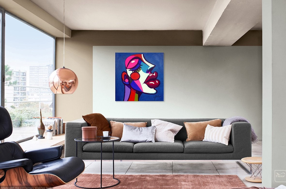 Ellen- Original 20x20 Acrylic on Canvas