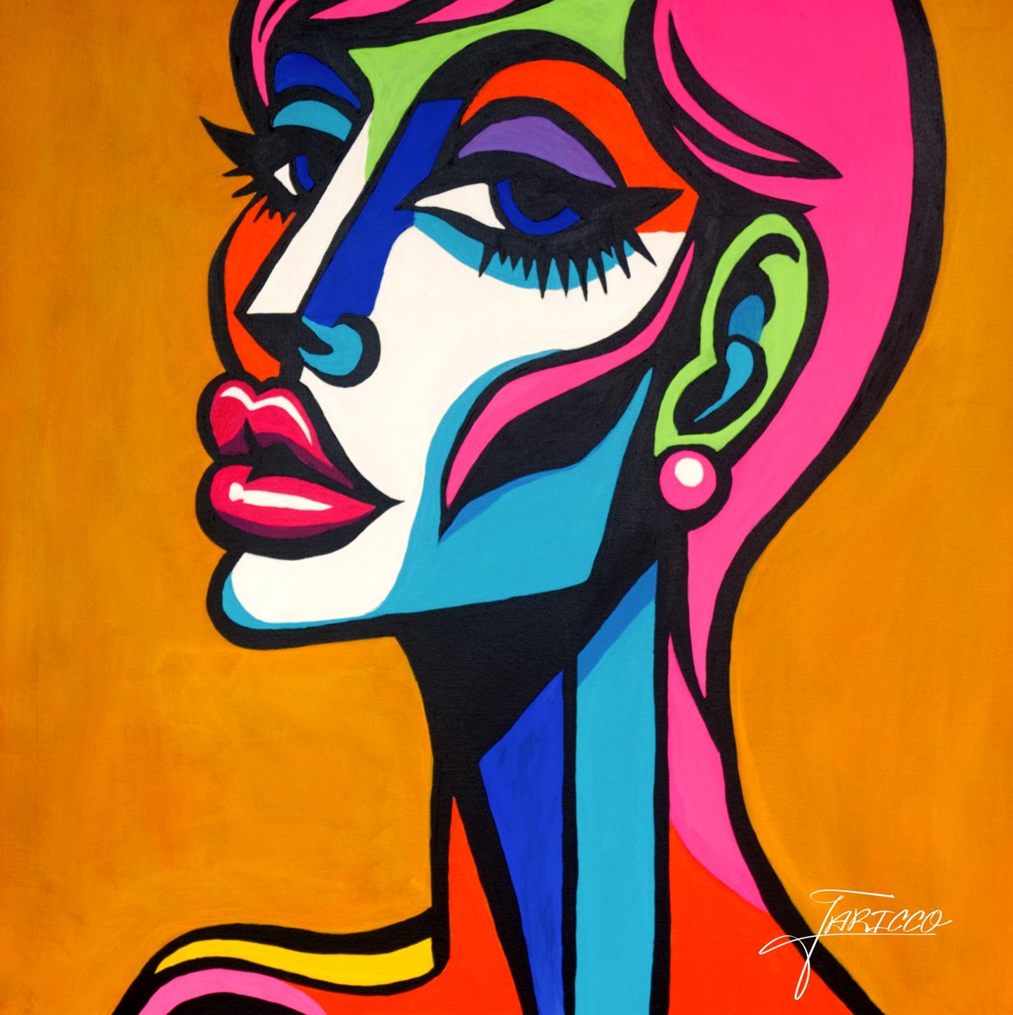 Donna - Canvas Print by Jaricco