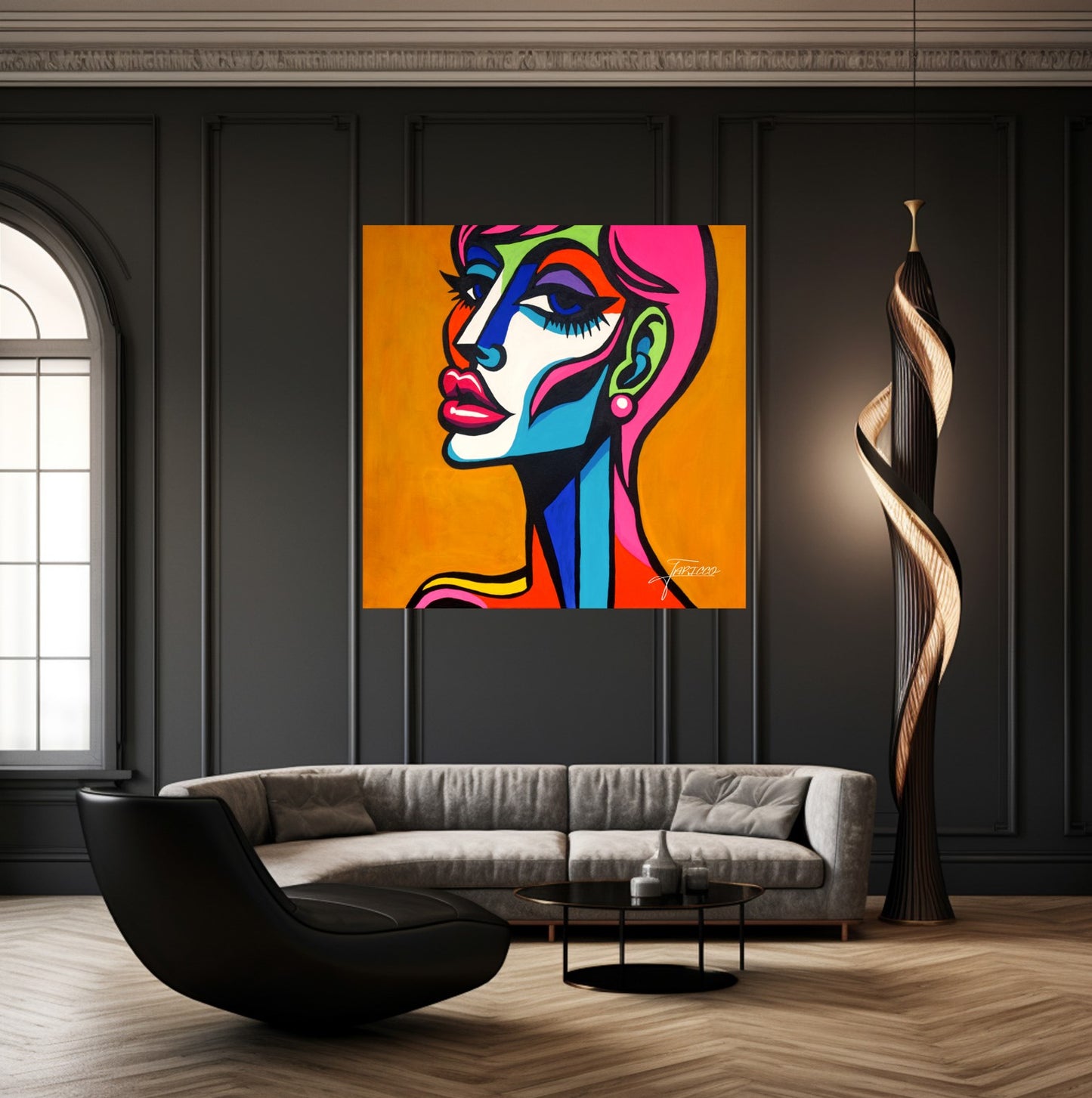 Donna- Original 24 x 24 Acrylic on Canvas