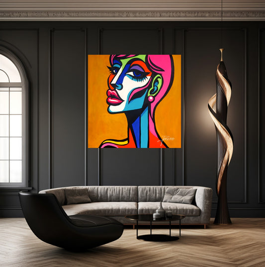 Donna- Original 24 x 24 Acrylic on Canvas