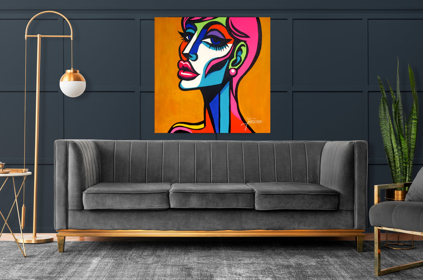 Donna - Canvas Print by Jaricco