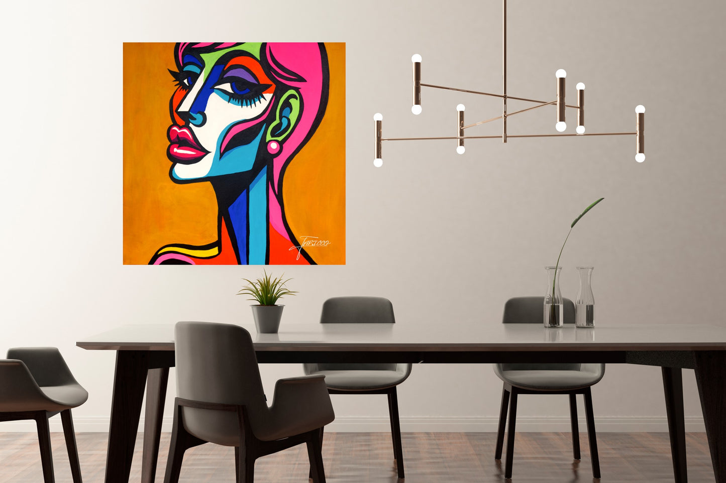 Donna- Original 24 x 24 Acrylic on Canvas