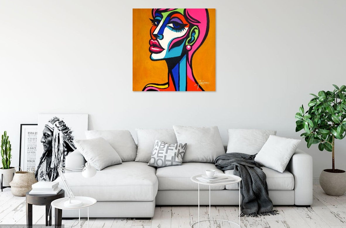 Donna - Canvas Print by Jaricco