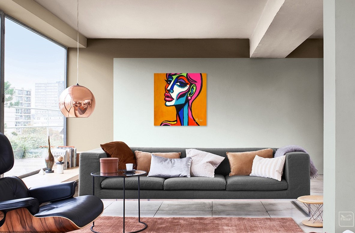 Donna- Original 24 x 24 Acrylic on Canvas