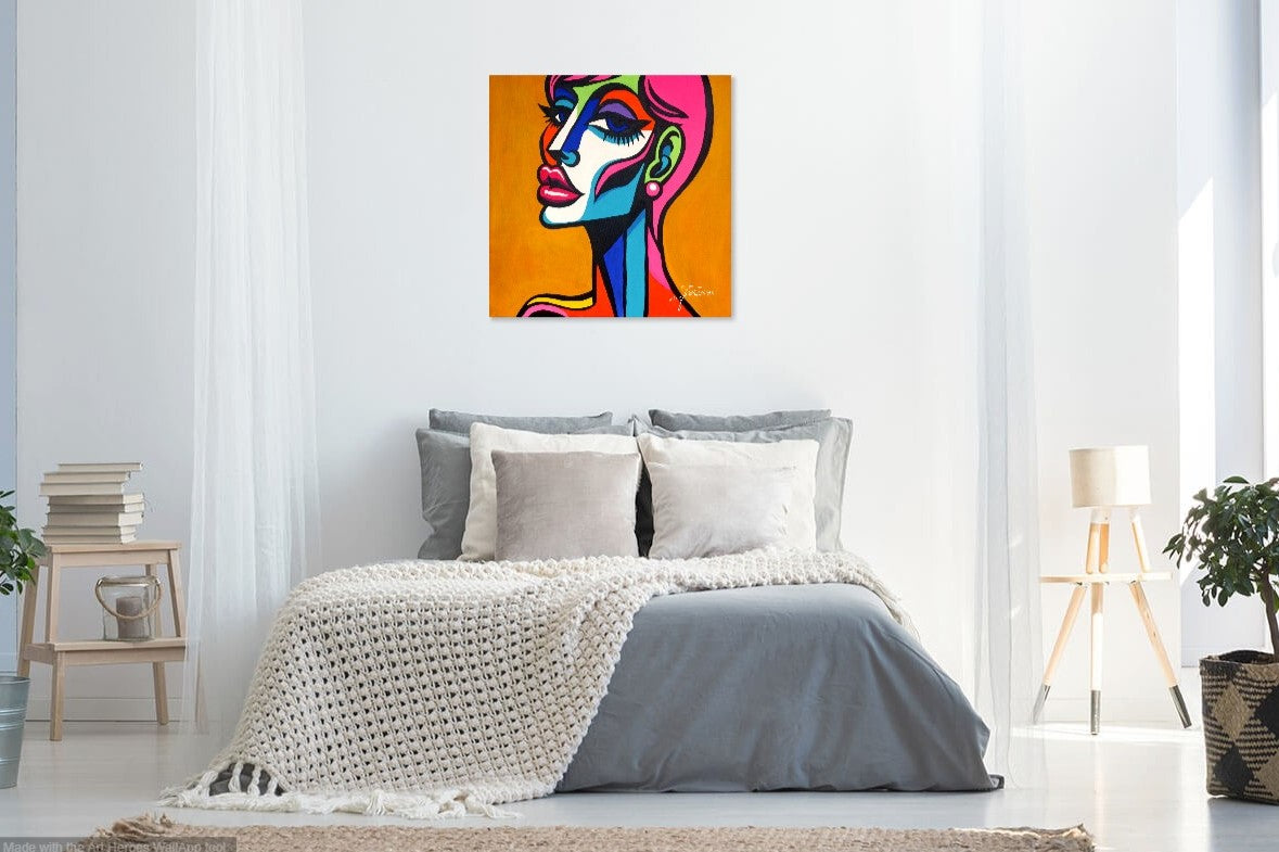 Donna - Canvas Print by Jaricco