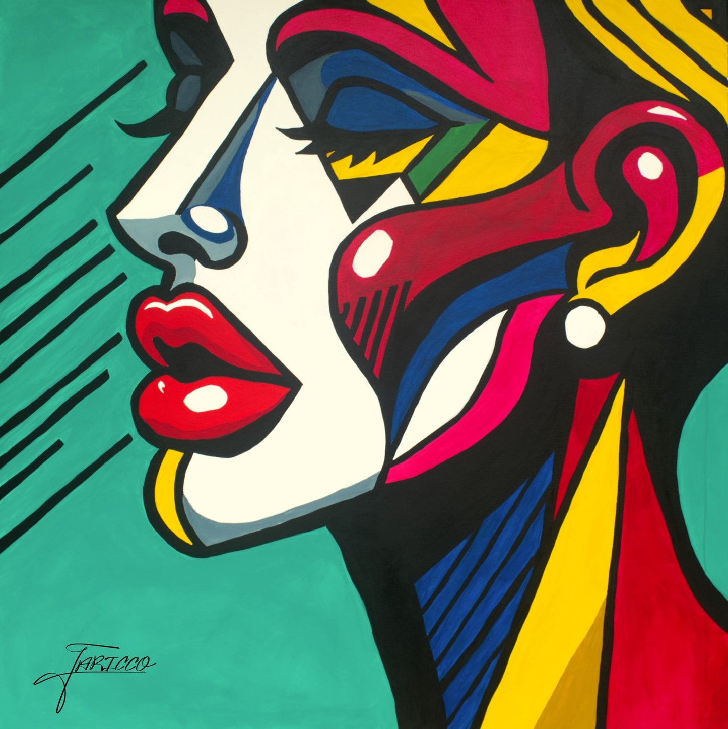 Sharon- Original 36x36 Acrylic on Canvas