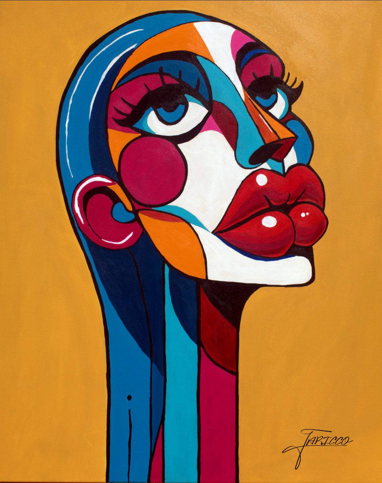 Tina - Canvas Print by Jaricco