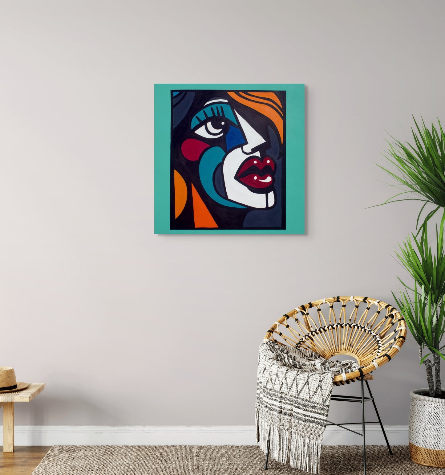 Angelina - Original 24 x 24 Acrylic on Canvas