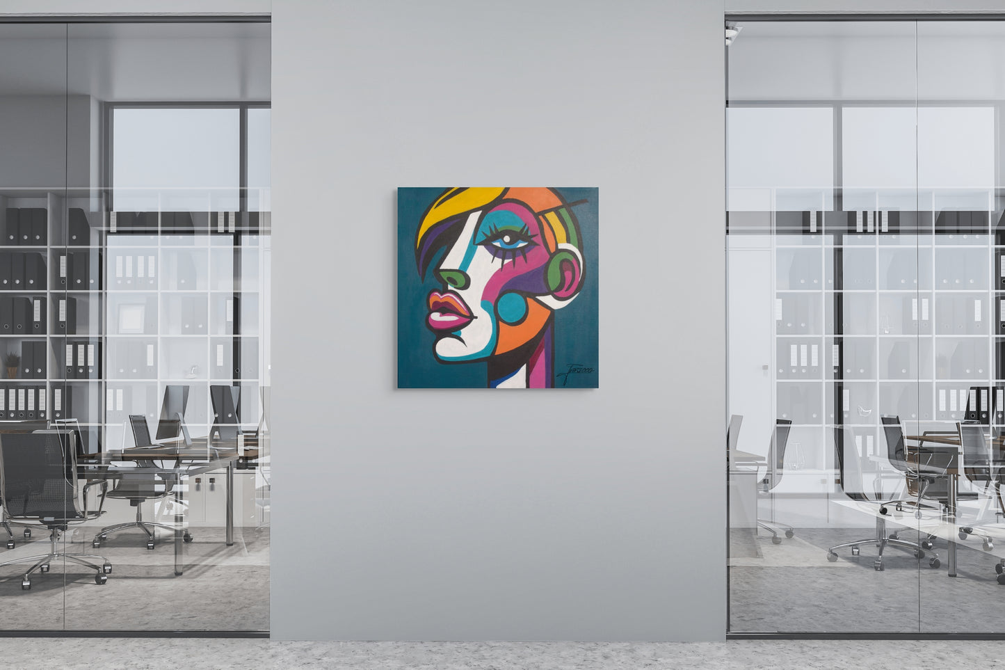 Lisa - Canvas Print by Jaricco