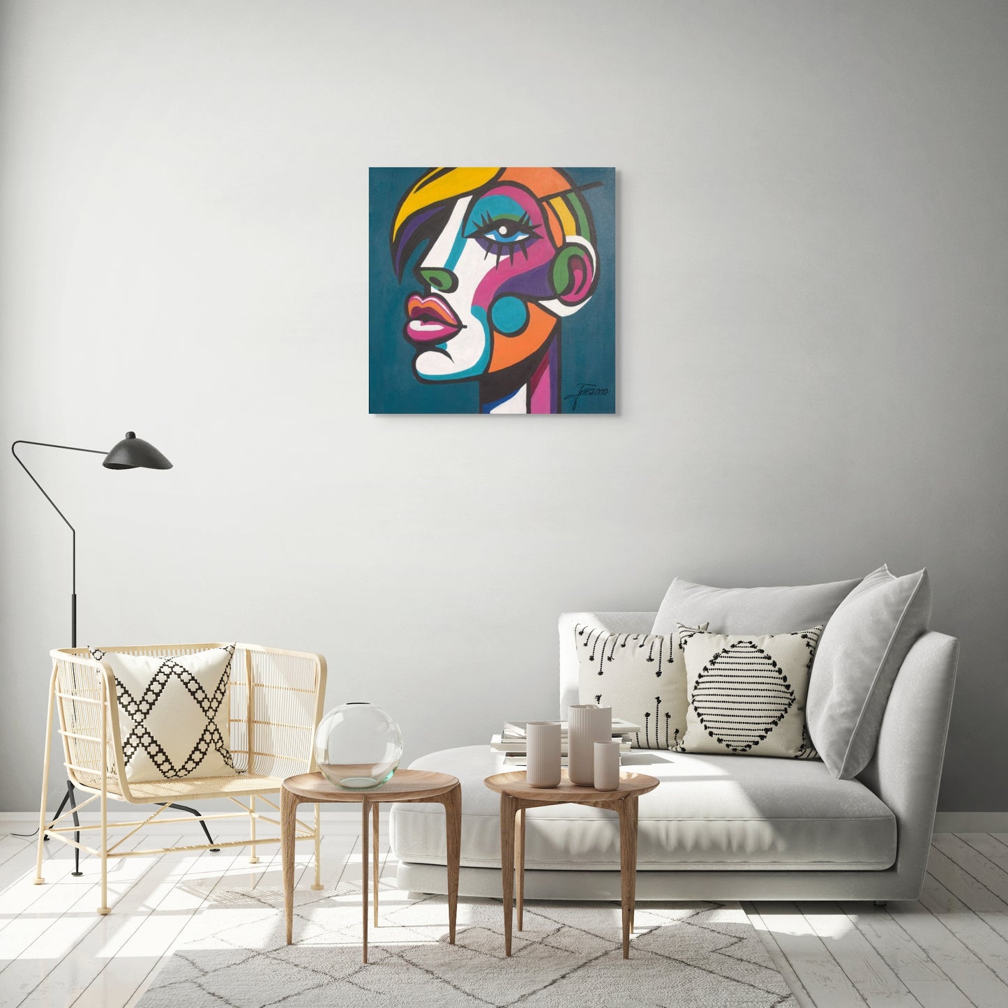 Lisa - Canvas Print by Jaricco