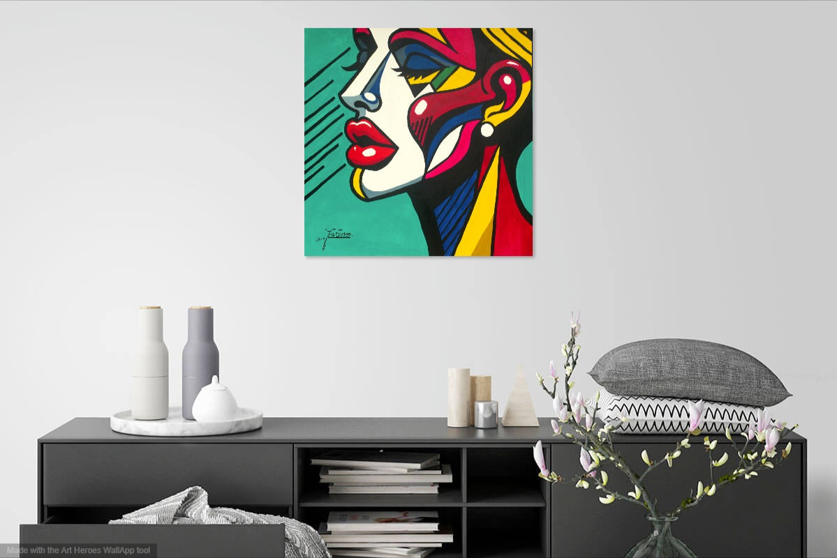 Sharon- Original 36x36 Acrylic on Canvas