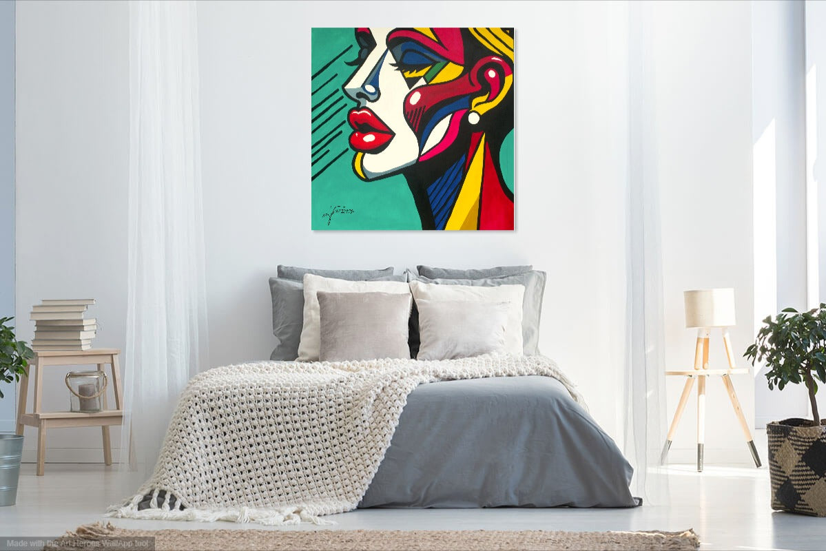 Sharon- Original 36x36 Acrylic on Canvas