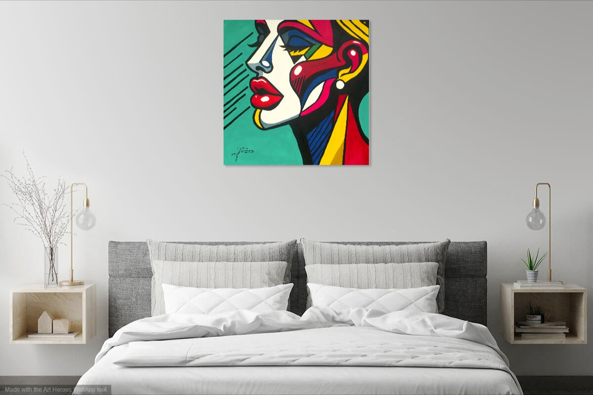 Sharon- Original 36x36 Acrylic on Canvas