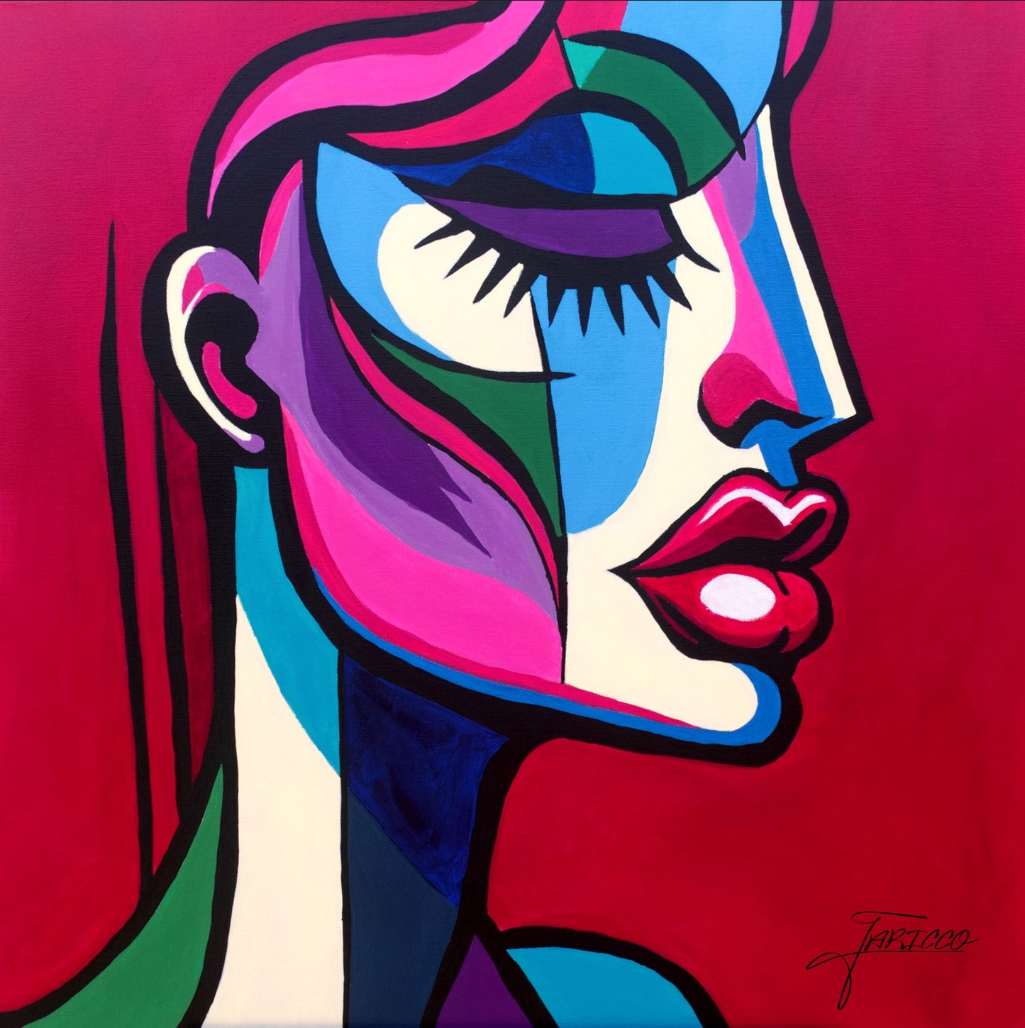 Tracy - Original 24 x 24 Acrylic on Canvas